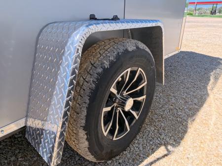 New 2026 Formula Trailers 5 x 8 x 6 Traverse Flat Top V-Nose Cargo Enclosed with 3K GVWR, Steel Plate D-Rings and Rear Flare w/ Loading Lights