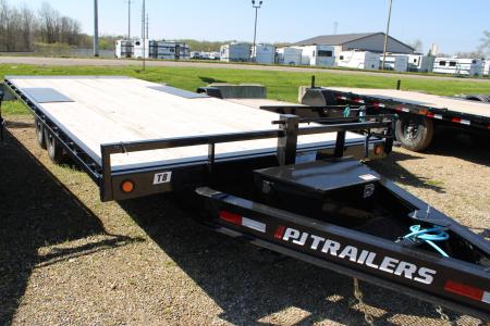 New 2026 PJ Trailers 22' T8 14K GVWR STOCK ID 6142 Tilt Trailer