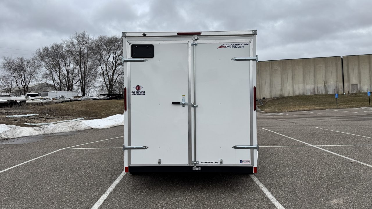 New American Hauler 7x14 Tandem Enclosed Cargo Trailer - Double Rear Doors!