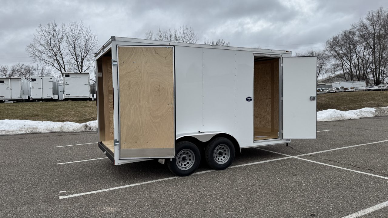 New American Hauler 7x14 Tandem Enclosed Cargo Trailer - Double Rear Doors!