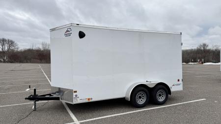 New American Hauler 7x14 Tandem Enclosed Cargo Trailer - Double Rear Doors!