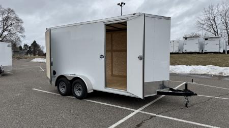 New American Hauler 7x14 Tandem Enclosed Cargo Trailer - Double Rear Doors!