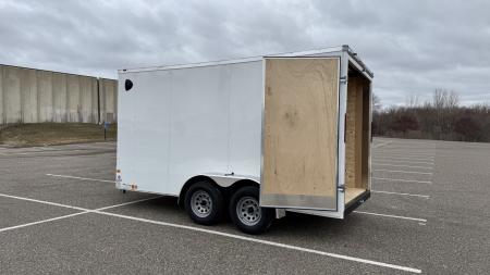 New American Hauler 7x14 Tandem Enclosed Cargo Trailer - Double Rear Doors!