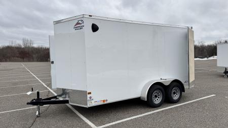New American Hauler 7x14 Tandem Enclosed Cargo Trailer - Double Rear Doors!
