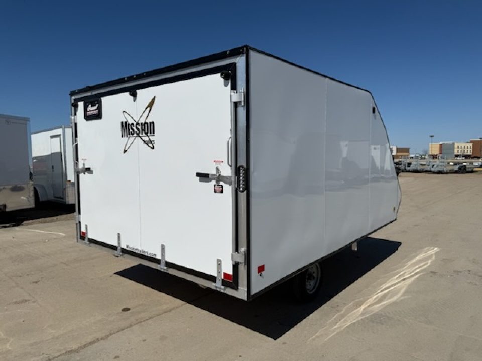 Used 2026 Mission MFS 101x12 Crossover Enclosed Snowmobile Trailer