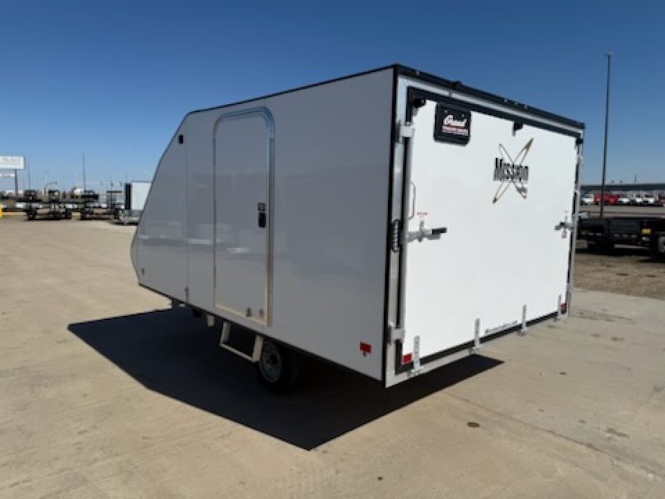 Used 2026 Mission MFS 101x12 Crossover Enclosed Snowmobile Trailer