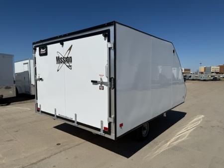 Used 2026 Mission MFS 101x12 Crossover Enclosed Snowmobile Trailer