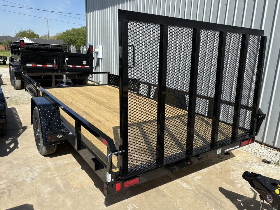 New 2026 Sure-Trac 7 X 14 Tube Top ATV 5K w/electric brakes ATV Trailer