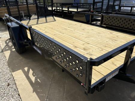 New 2026 Sure-Trac 7 X 14 Tube Top ATV 5K w/electric brakes ATV Trailer