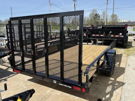New 2026 Sure-Trac 7 X 14 Tube Top ATV 5K w/electric brakes ATV Trailer
