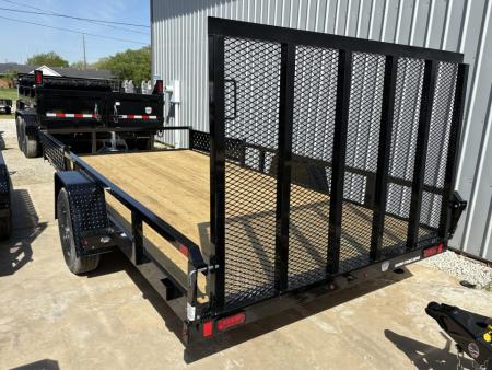 New 2026 Sure-Trac 7 X 14 Tube Top ATV 5K w/electric brakes ATV Trailer