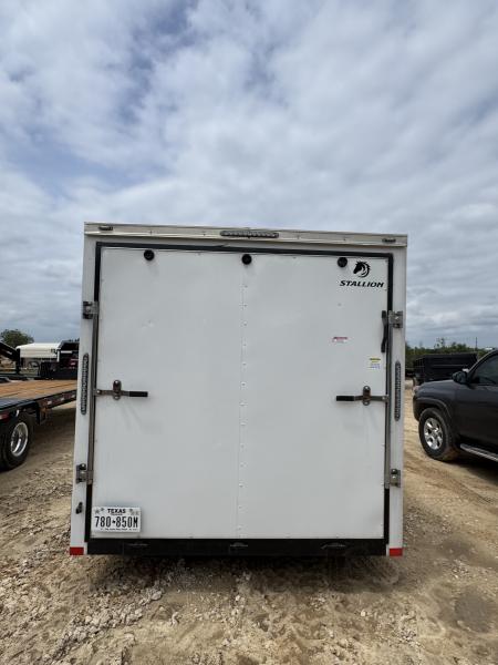 Used 2023 Stallion Manufacturing LLC SM712TA2 Cargo / Enclosed Trailer