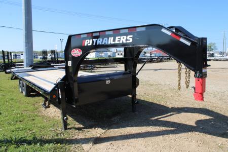New 2026 PJ Trailers 25' MR GN 15K GVWR STOCK ID 6258 Equipment Trailer