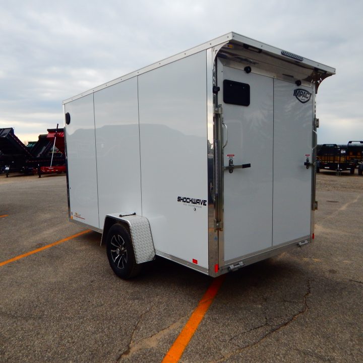 New 2026 Impact Trailers 6x12 3k Shockwave Utility Trailer