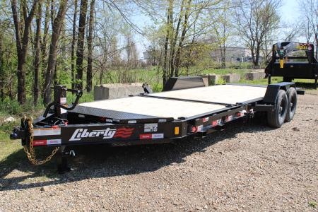 New 2026 Liberty 22' 15.4K GVWR STOCK ID 6228 Tilt Trailer