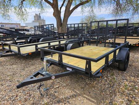 New 2026 HTC 6'x10' SINGLE AXLE Utility Trailer