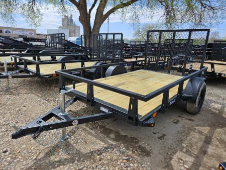 New 2026 HTC 6'x10' SINGLE AXLE Utility Trailer