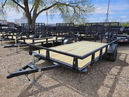 New 2026 HTC 7'x14' SINGLE AXLE Utility Trailer