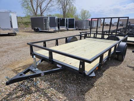 New 2026 HTC 7'x14' SINGLE AXLE Utility Trailer