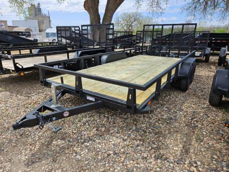 New 2026 HTC 7'x16' Utility Trailer