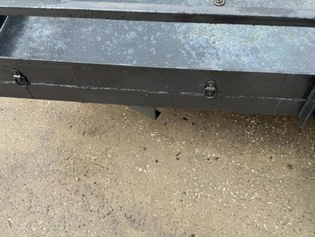 Used 2025 Homemade 4.5 X 9.5 Steel Utility Trailer with New Chains & Tires