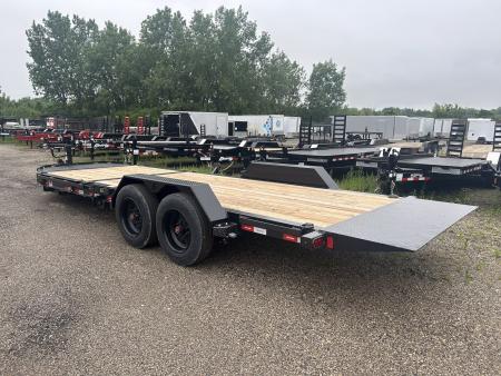New 2026 Liberty 83 IN X 22 FT EQUIPMENT TRAILER FULL WIDTH RAMPS 17K GVWR