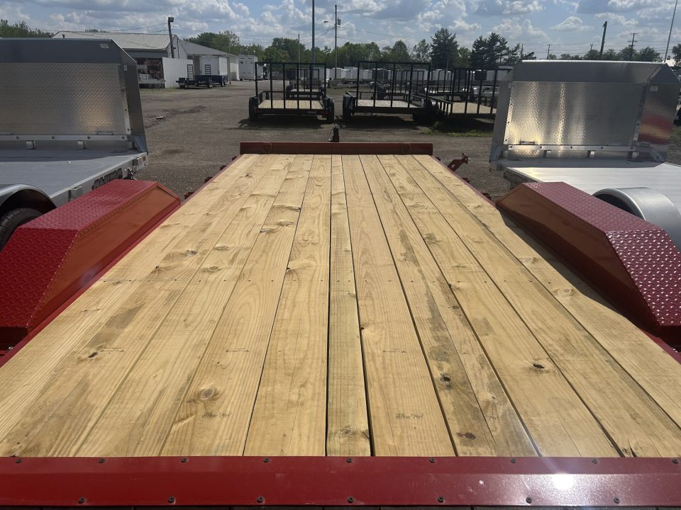 New 2026 Liberty 83 IN X 18 FT STEEL FRAME CAR HAULER 7K GVWR WOOD DECK Car Hauler