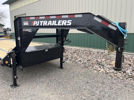 New 2026 25' 16k PJ Gooseneck Flatbed Trailer