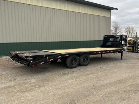 New 2026 25' 16k PJ Gooseneck Flatbed Trailer