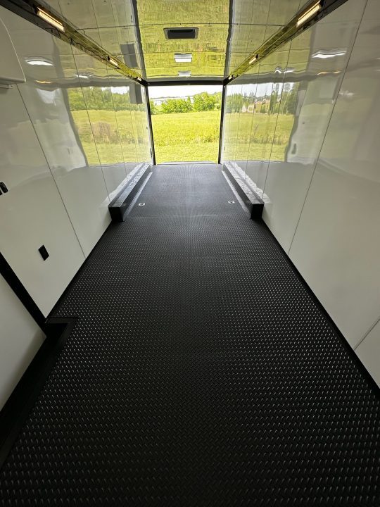 New 2026 Rock Solid Cargo 8.5x28 Race Trailer-Finished Interior-7'6" Interior-Triple 7000 TORSIONS -HD RAMP-AWNING
