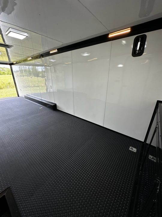 New 2026 Rock Solid Cargo 8.5x28 Race Trailer-Finished Interior-7'6" Interior-Triple 7000 TORSIONS -HD RAMP-AWNING