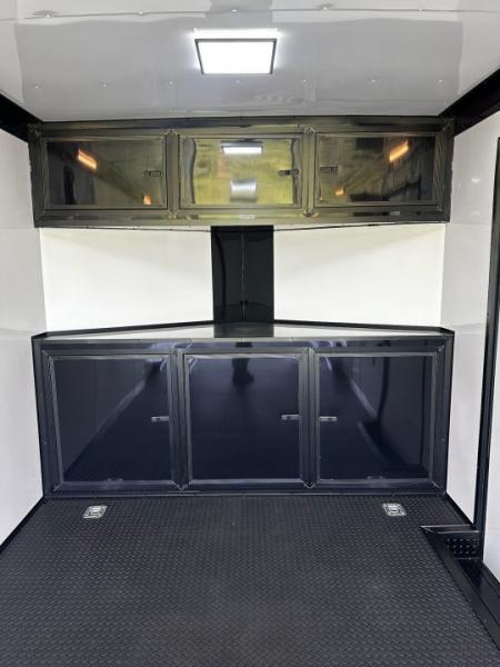 New 2026 Rock Solid Cargo 8.5x28 Race Trailer-Finished Interior-7'6" Interior-Triple 7000 TORSIONS -HD RAMP-AWNING