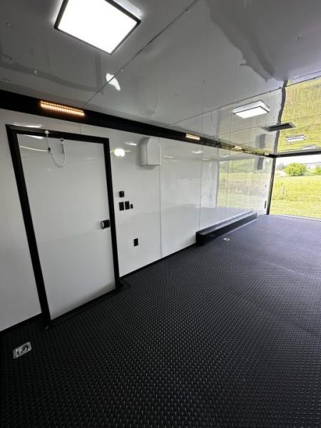 New 2026 Rock Solid Cargo 8.5x28 Race Trailer-Finished Interior-7'6" Interior-Triple 7000 TORSIONS -HD RAMP-AWNING