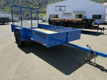New UTILITY 2027 DOUBLE A EEC35-10 5X10 ROYAL BLUE 3500 AXLE TRAILER