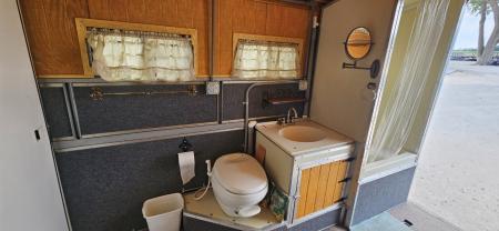 Used 1993 Titan Trailer 6'8" x 20' Motorcycle Toy Hauler LQ Conversion Trailer
