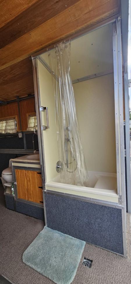 Used 1993 Titan Trailer 6'8" x 20' Motorcycle Toy Hauler LQ Conversion Trailer
