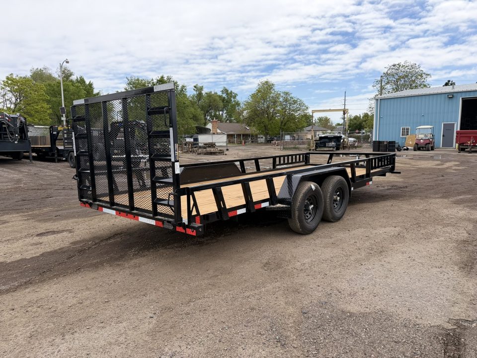 New 2026 Load Trail 7-20 Heavy Duty Tandem Axle Ramp Gate Utility 10K GVWR