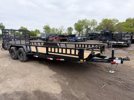 New 2026 Load Trail 7-20 Heavy Duty Tandem Axle Ramp Gate Utility 10K GVWR