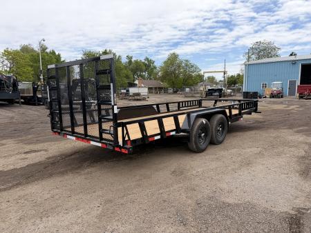 New 2026 Load Trail 7-20 Heavy Duty Tandem Axle Ramp Gate Utility 10K GVWR
