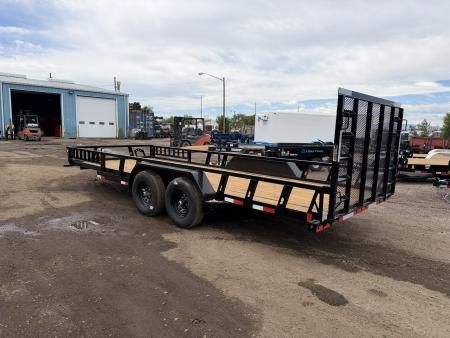 New 2026 Load Trail 7-20 Heavy Duty Tandem Axle Ramp Gate Utility 10K GVWR