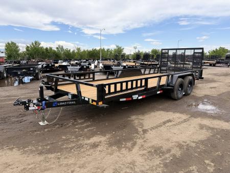 New 2026 Load Trail 7-20 Heavy Duty Tandem Axle Ramp Gate Utility 10K GVWR