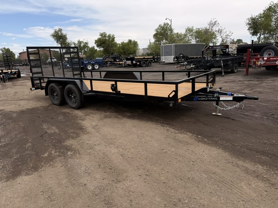New 2026 Load Trail 7-18 Tandem Axle Ramp Gate Utility 7K GVWR