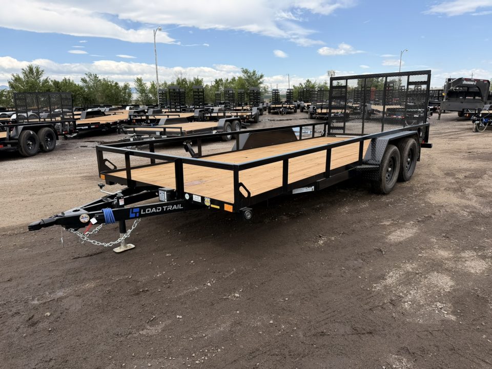 New 2026 Load Trail 7-18 Tandem Axle Ramp Gate Utility 7K GVWR