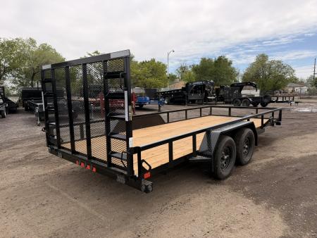 New 2026 Load Trail 7-18 Tandem Axle Ramp Gate Utility 7K GVWR