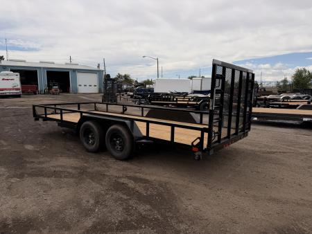New 2026 Load Trail 7-18 Tandem Axle Ramp Gate Utility 7K GVWR