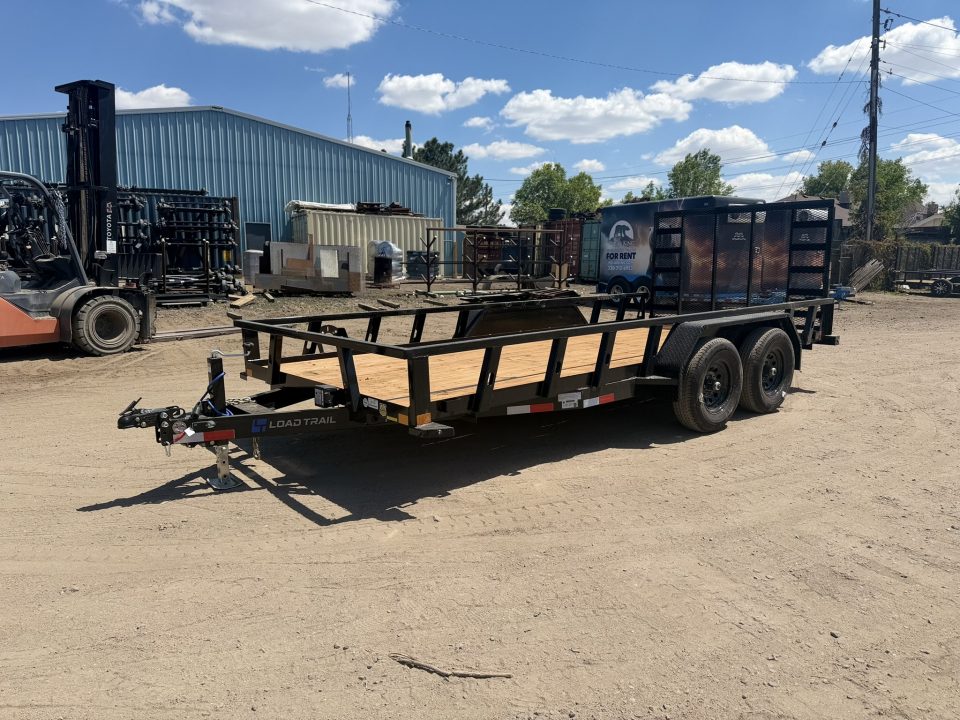 New 2026 Load Trail 7-16 Heavy Duty Tandem Axle Ramp Gate Utility 10K GVWR
