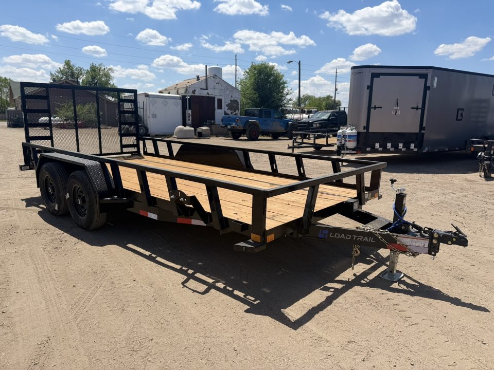 New 2026 Load Trail 7-16 Heavy Duty Tandem Axle Ramp Gate Utility 10K GVWR