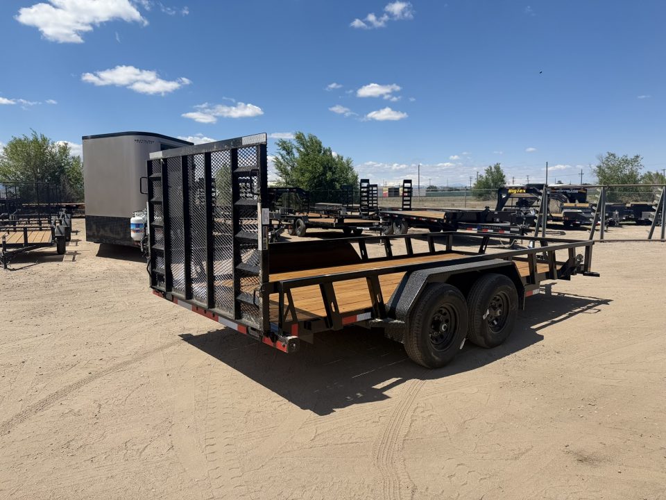New 2026 Load Trail 7-16 Heavy Duty Tandem Axle Ramp Gate Utility 10K GVWR