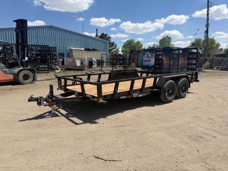 New 2026 Load Trail 7-16 Heavy Duty Tandem Axle Ramp Gate Utility 10K GVWR