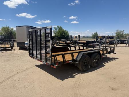New 2026 Load Trail 7-16 Heavy Duty Tandem Axle Ramp Gate Utility 10K GVWR